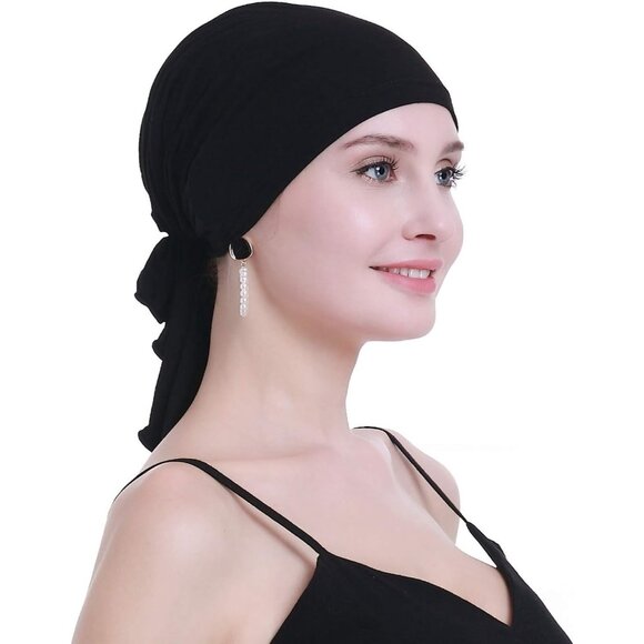 Chemo Headscarf for Women Hair Loss Slip On Cancer Turban Headwear Gift Pack - Picture 5 of 7